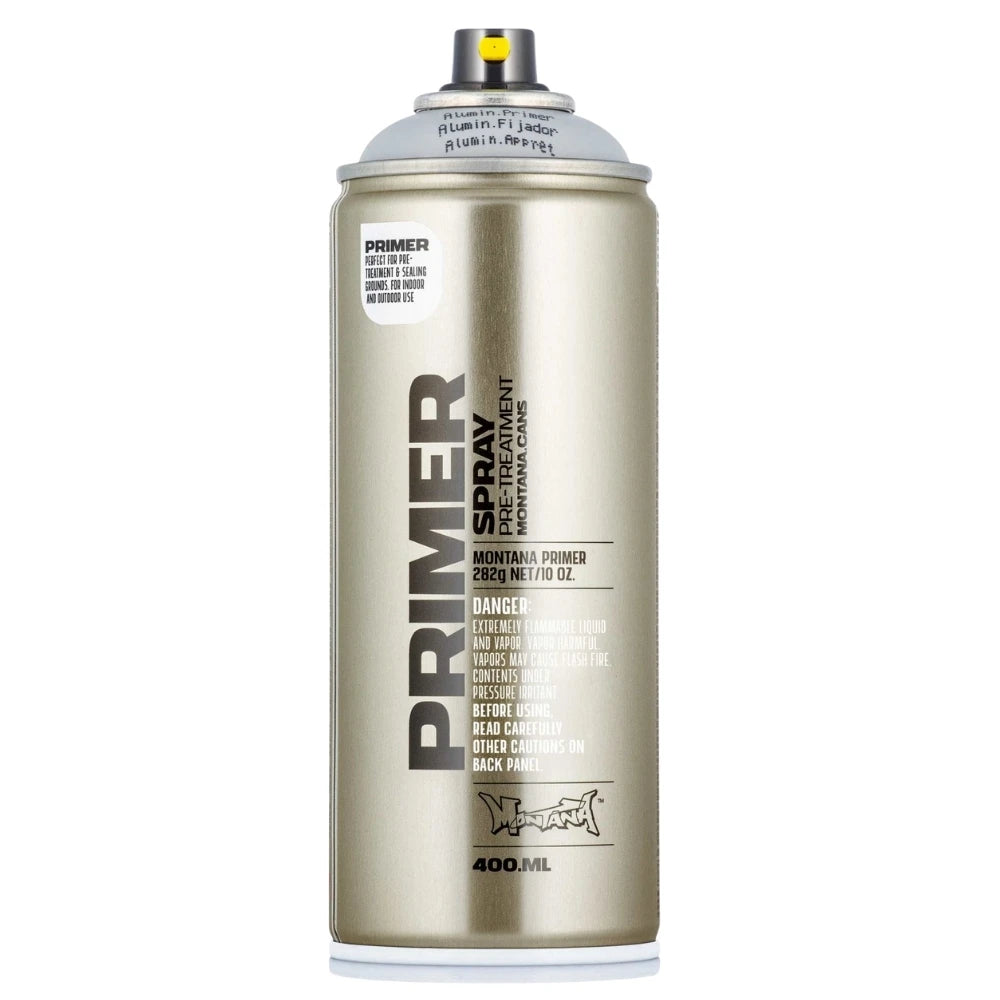 Montana Tech Sprey Alüminyum Yüzeyler İçin Astar Boya 400ml T2450