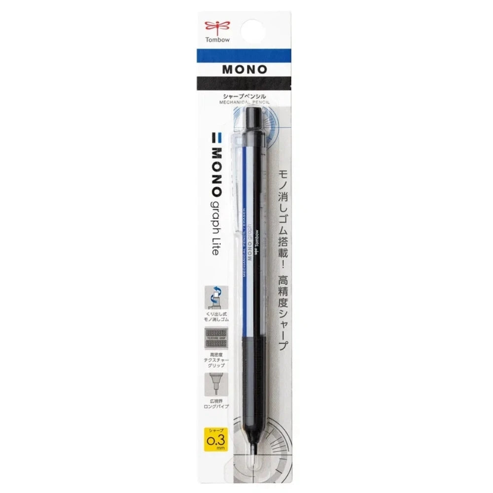Tombow MONO Graph Lite Mekanik Kurşun Kalem 0,3mm Standart - Blisterli