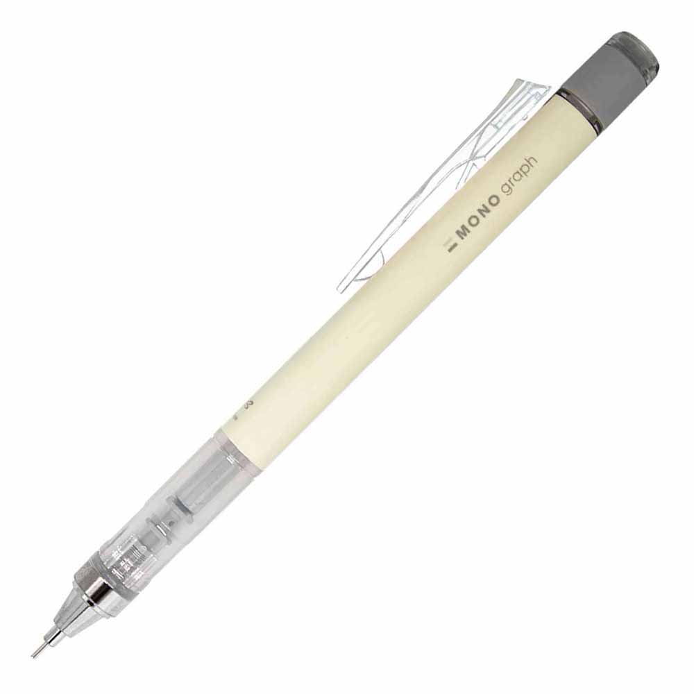 Tombow MONO Graph Pastel Mekanik Kurşun Kalem 0.5mm Krem Sarı (Blisterli)