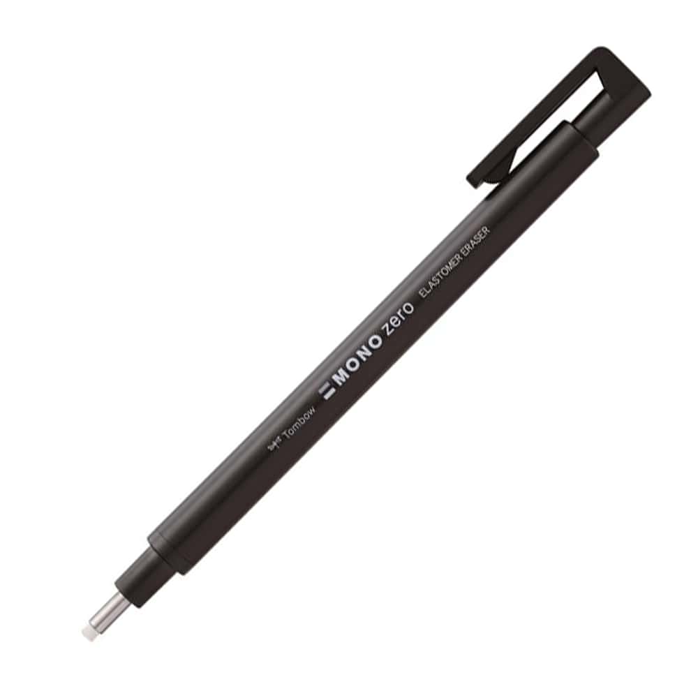 Tombow MONO Zero Fine Kalem Silgi Yuvarlak Uç (2.3mm) Siyah