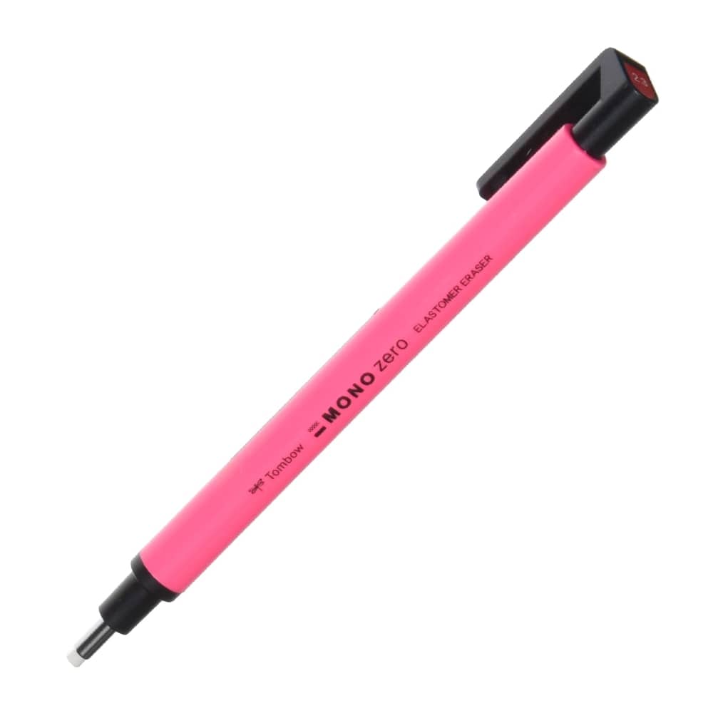 Tombow MONO Zero Fine Kalem Silgi Yuvarlak Uç (2.3mm) Neon Pembe