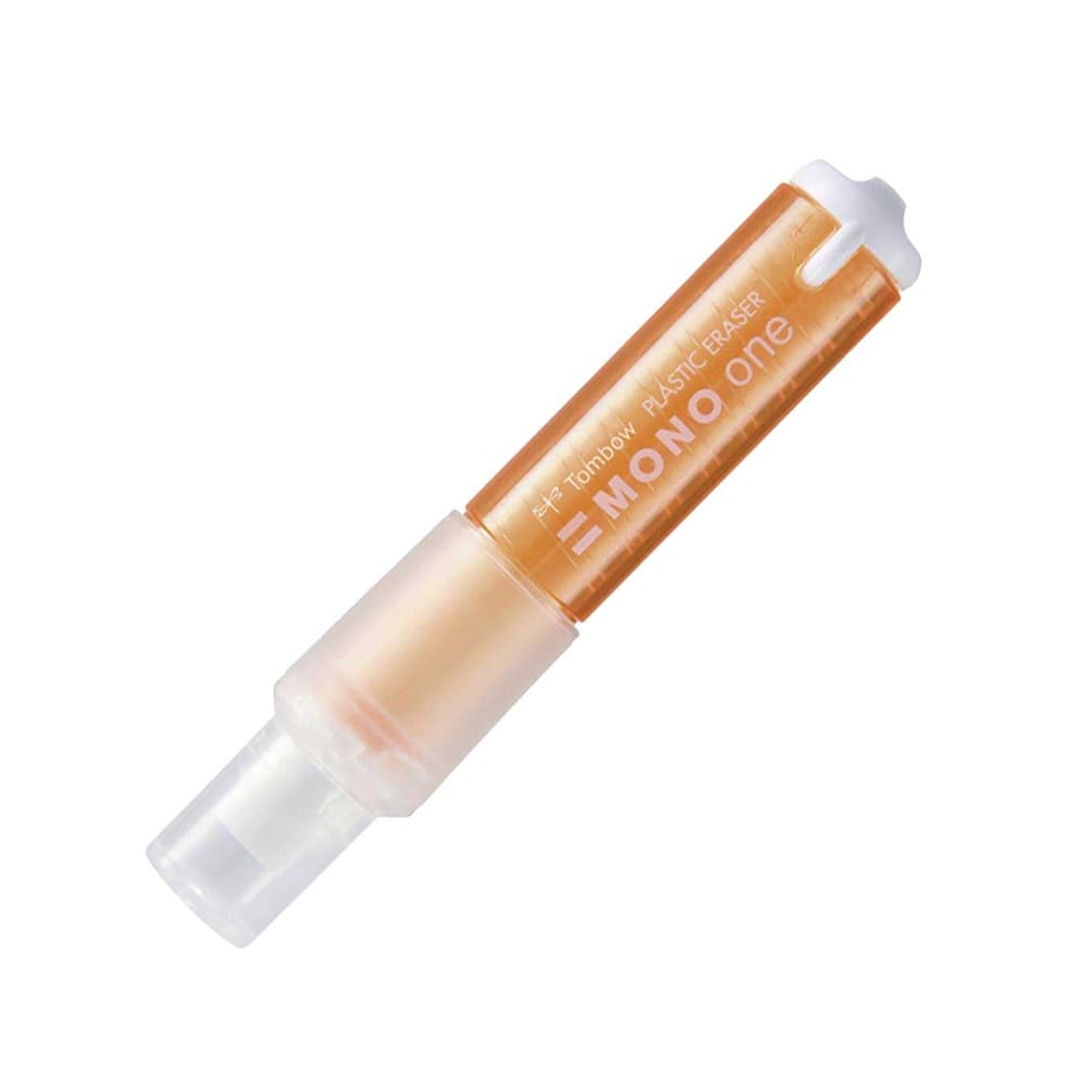 Tombow MONO One Çevirmeli Tüp Silgi Turuncu
