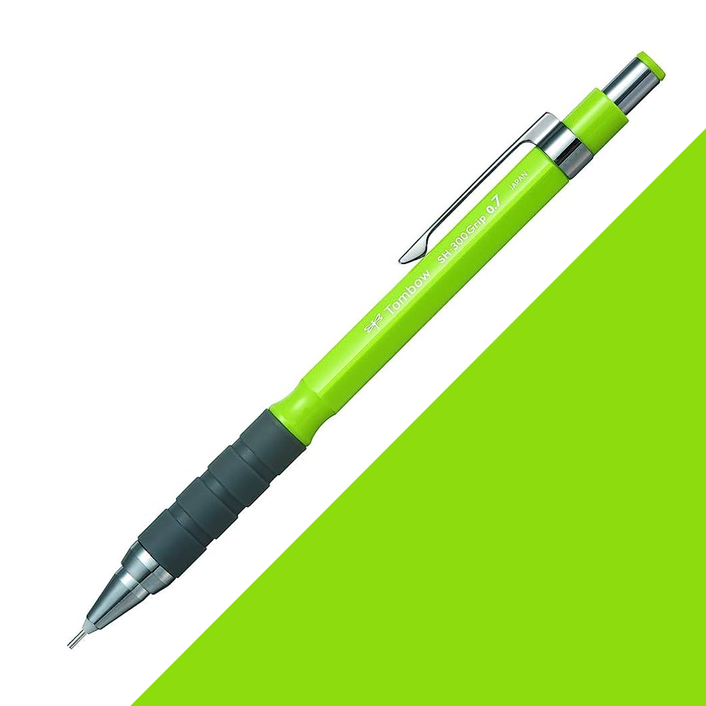 Tombow SH-300 Grip Mekanik Kurşun Kalem 0.7mm Limon Yeşili