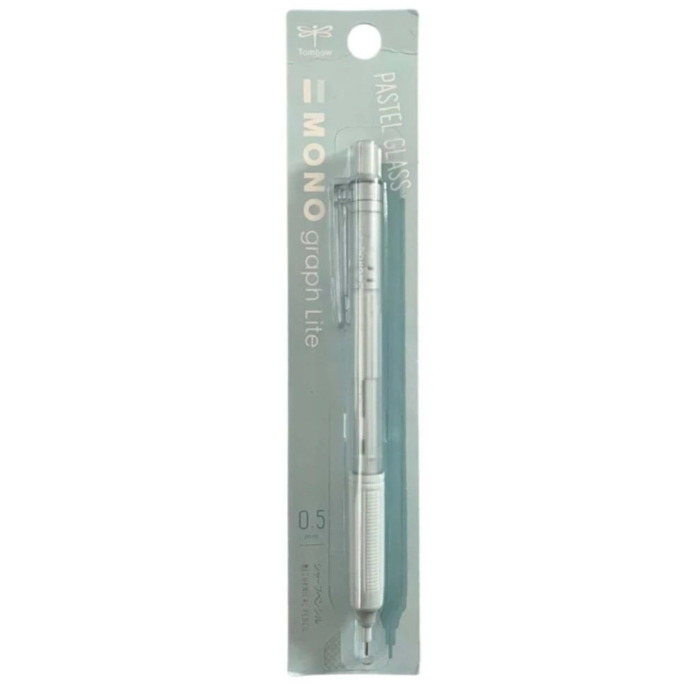 Tombow MONO Graph Lite Pastel Glass Mekanik Kurşun Kalem 0,5mm Cam Mavi