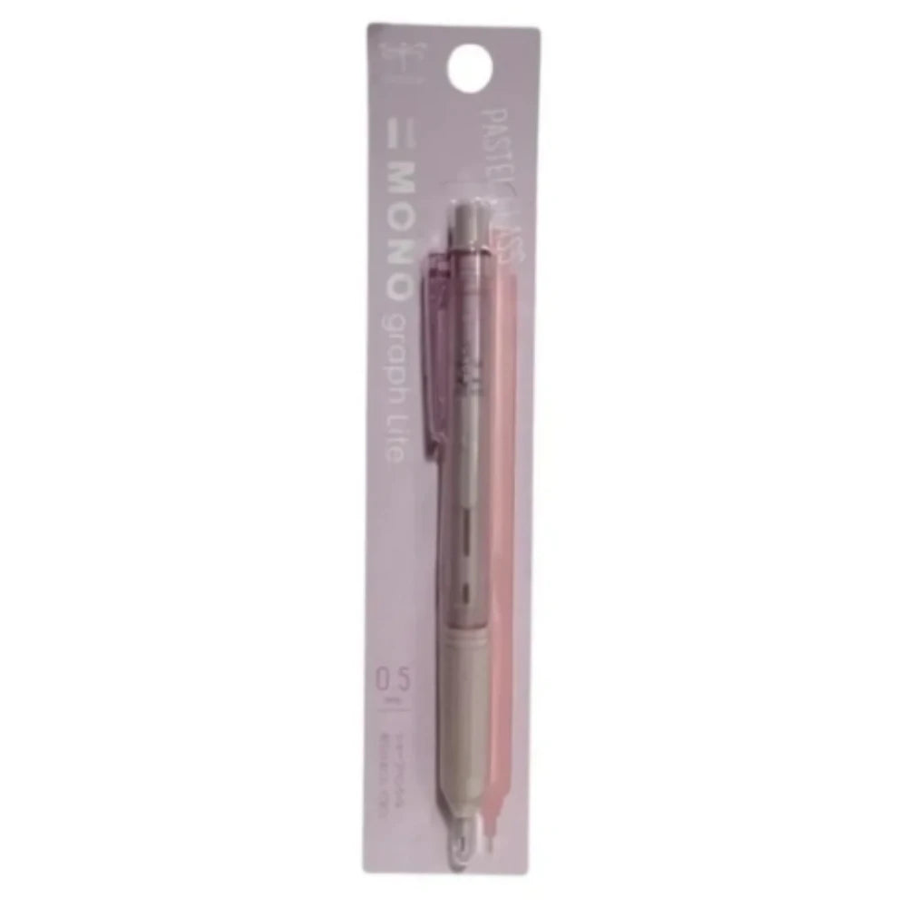 Tombow MONO Graph Lite Pastel Glass Mekanik Kurşun Kalem 0,5mm Cam Pembe