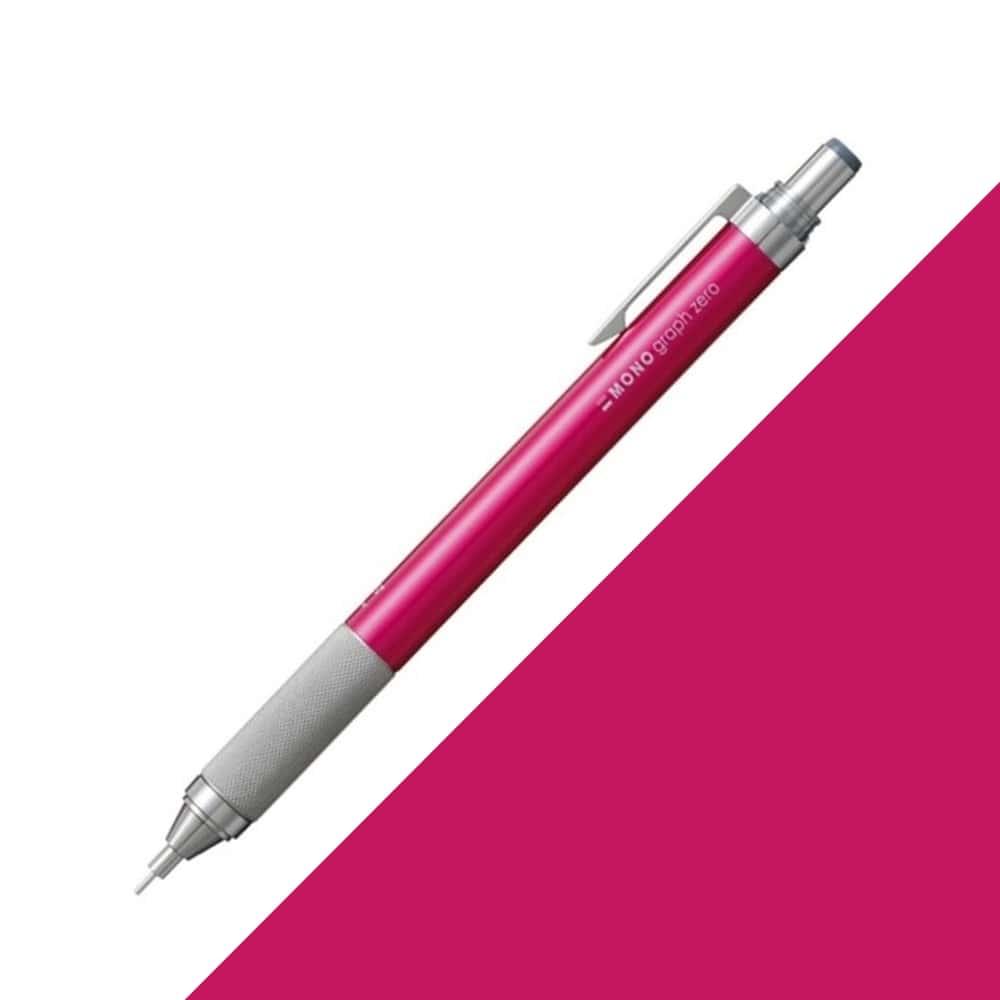 Tombow MONO Graph Zero Mekanik Kurşun Kalem 0.5mm Pembe