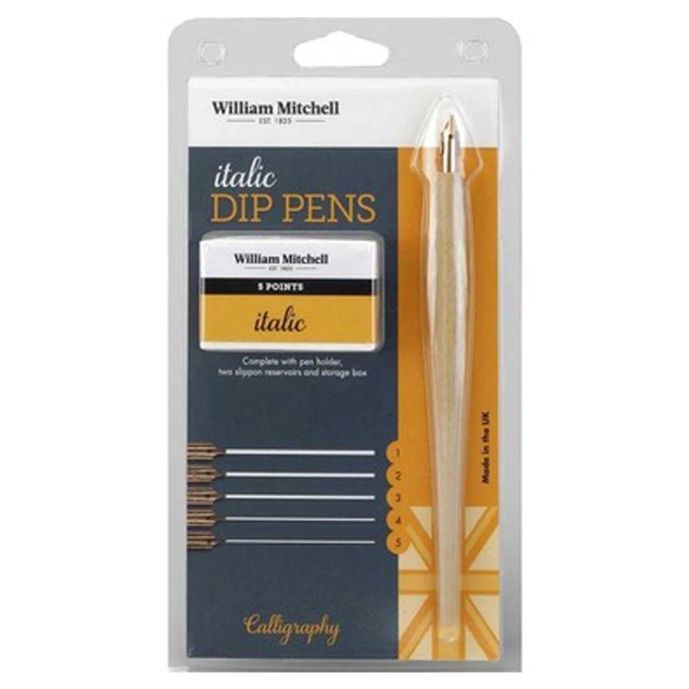 William Mitchell Italic Dip Pens (5 Uç)