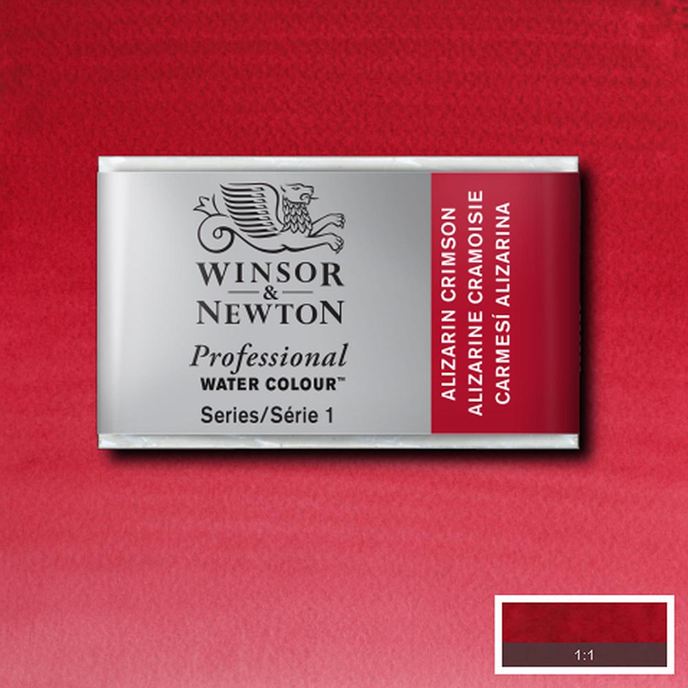 Winsor & Newton Professional Sulu Boya Alizarin Crimson 004 S.1 (Tam Tablet)