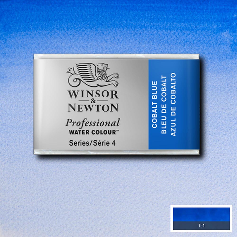 Winsor & Newton Professional Sulu Boya Cobalt Blue 178 S.4 (Tam Tablet)