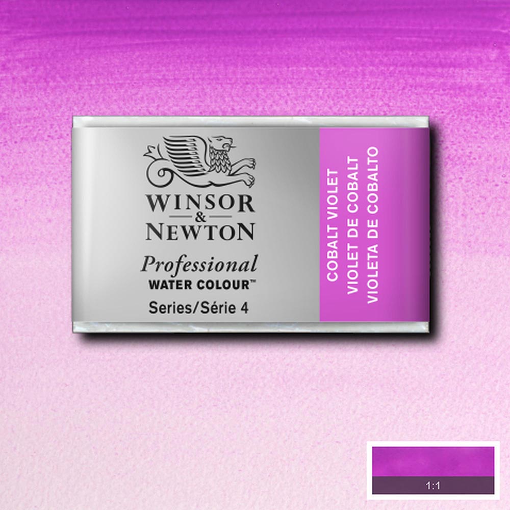 Winsor & Newton Professional Sulu Boya Cobalt Violet 192 S.4 (Tam Tablet)