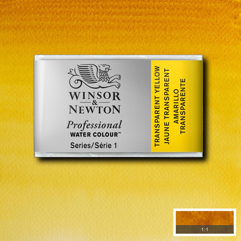 Winsor & Newton Professional Sulu Boya Transparent Yellow 653 S.1 (Tam Tablet
