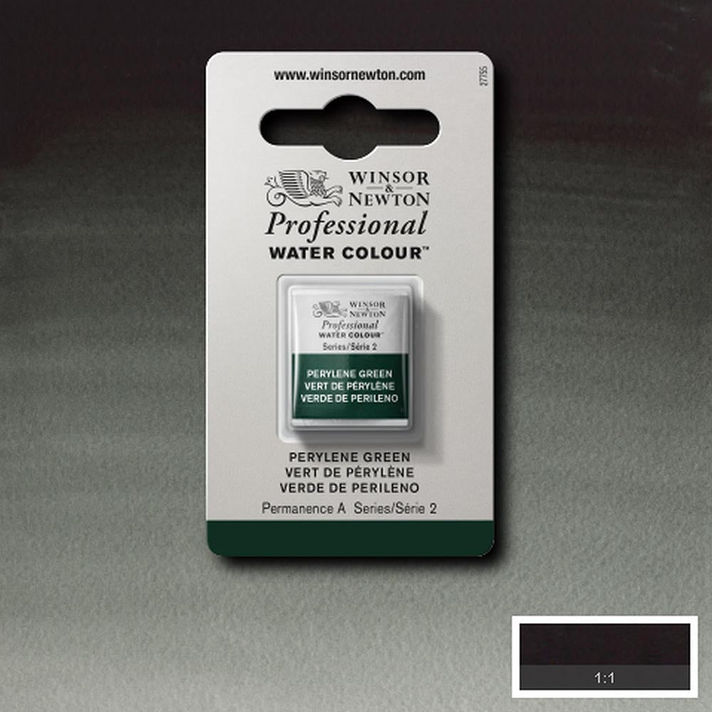 Winsor & Newton Professional Sulu Boya Perylene Green 460 S.2 (Yarım Tablet)