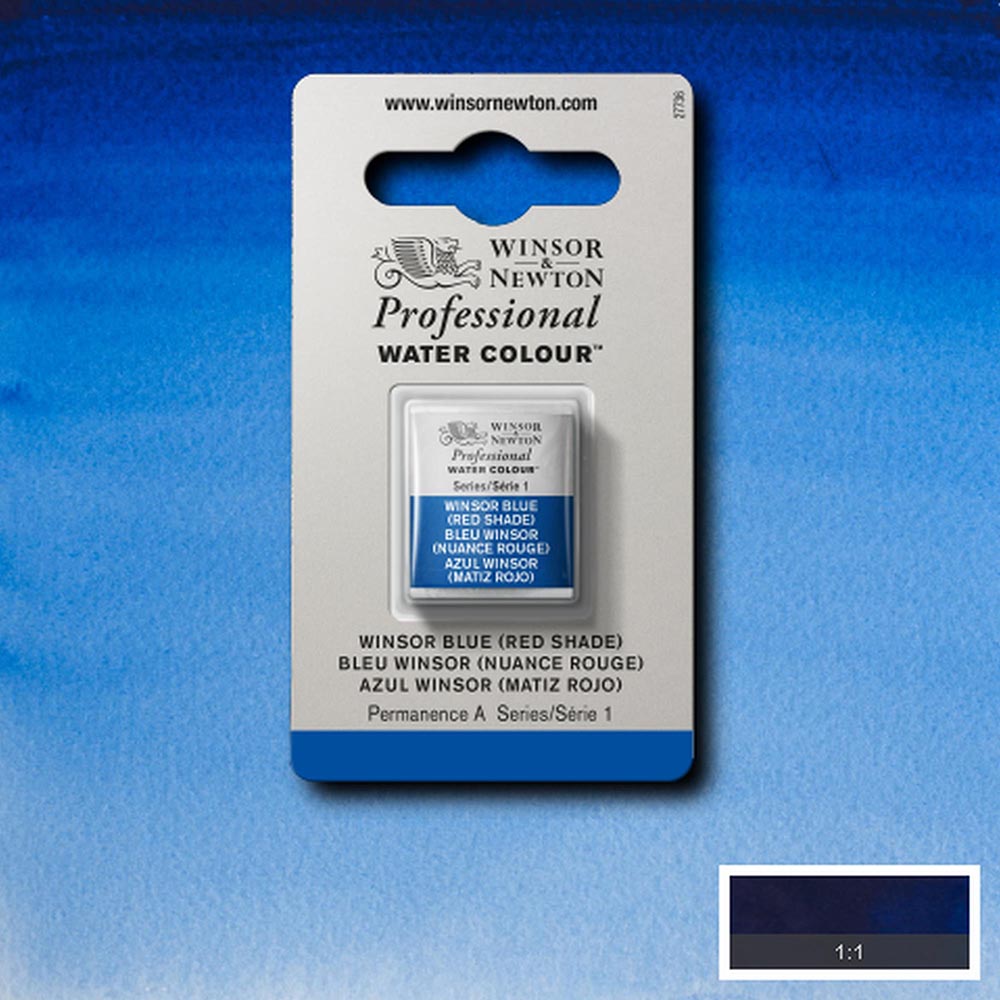 Winsor & Newton Professional Sulu Boya Winsor Blue (Red Shade) 709 S.1 Yarım Tablet