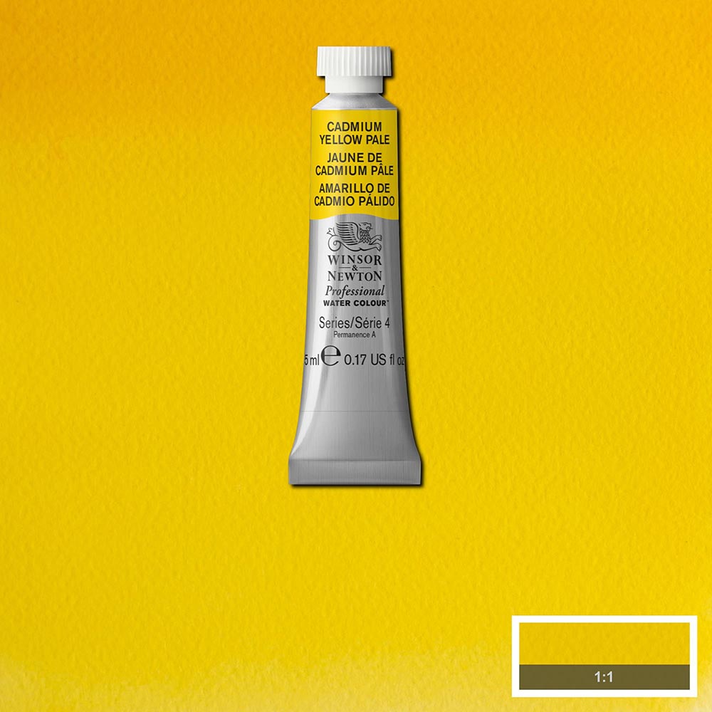 Winsor & Newton Professional Sulu Boya 5ml Cadmium Yellow Pale 118 S.4