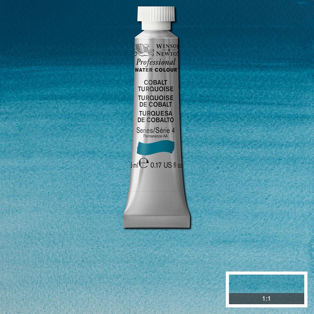 Winsor & Newton Professional Sulu Boya 5ml Cobalt Turquoise 190 S.4