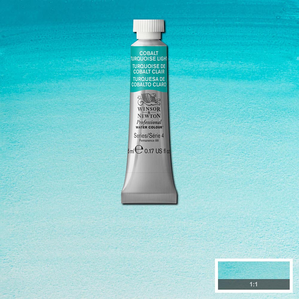 Winsor & Newton Professional Sulu Boya 5ml Cobalt Turquoise Light 191 S.4