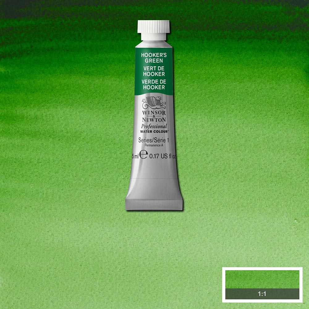 Winsor & Newton Professional Sulu Boya 5ml Hooker’s Green 311 S.1