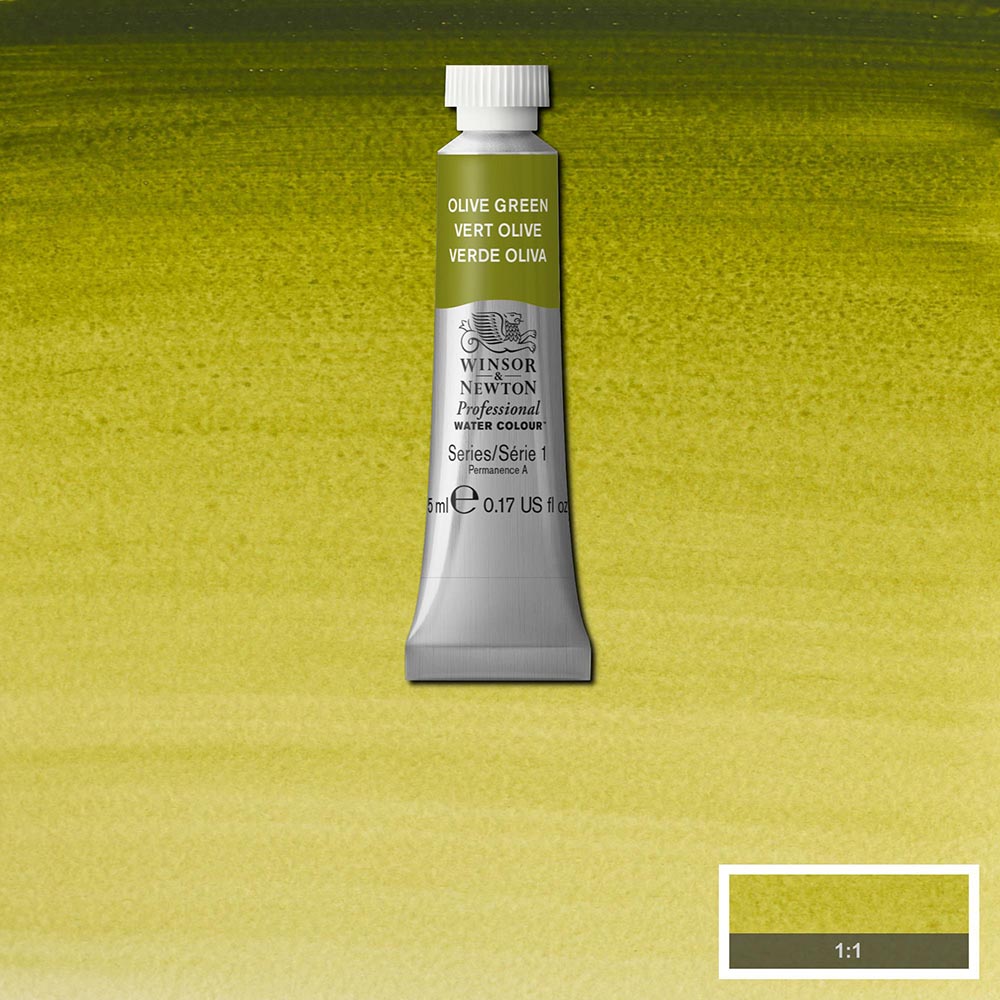 Winsor & Newton Professional Sulu Boya 5ml Olive Green 447 S.1