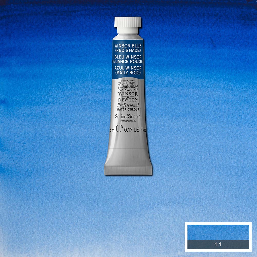 Winsor & Newton Professional Sulu Boya 5ml Winsor Blue (Red Shade) 709 S.1