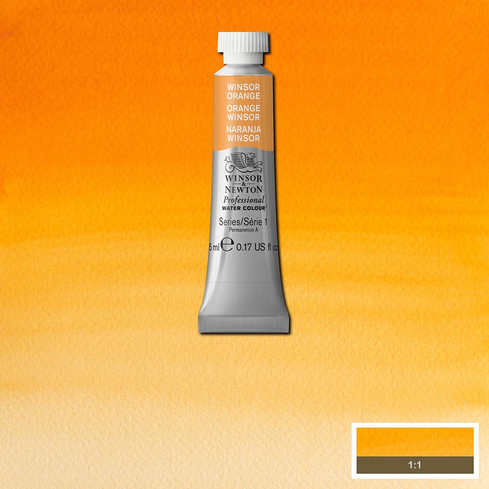Winsor & Newton Professional Sulu Boya 5ml Winsor Orange 724 S.1