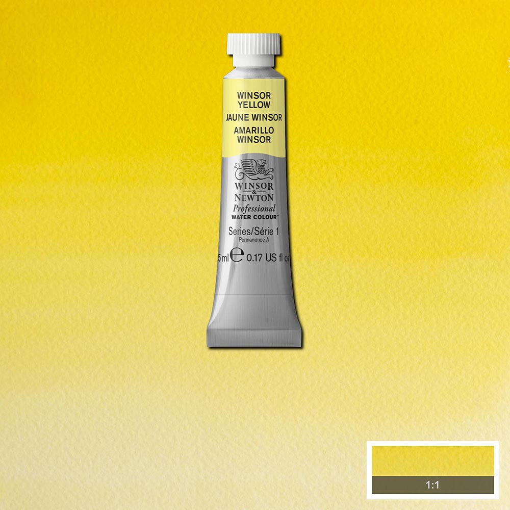 Winsor & Newton Professional Sulu Boya 5ml Winsor Yellow 730 S.1