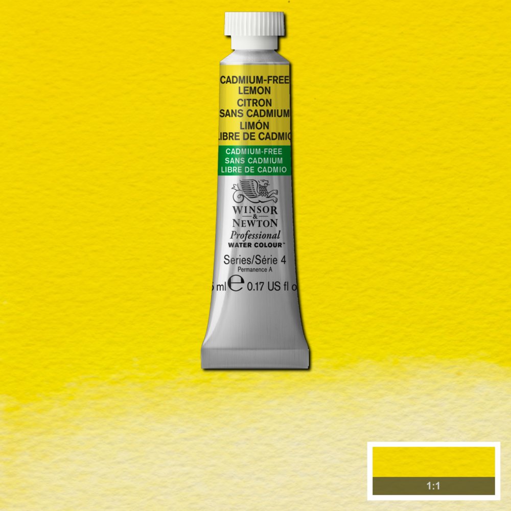 Winsor & Newton Professional Sulu Boya 5ml Cadmium-Free Lemon 898 S.4