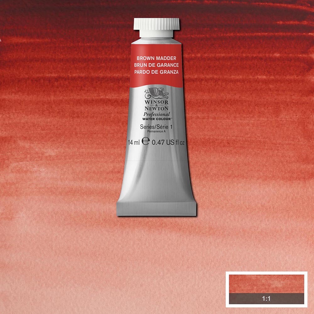 Winsor & Newton Professional Sulu Boya 14ml Brown Madder 056 S.1