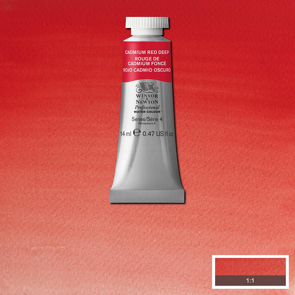 Winsor & Newton Professional Sulu Boya 14ml Cadmium Red Deep 097 S.4