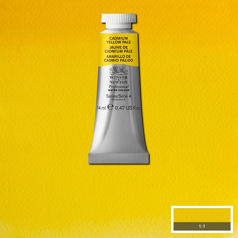 Winsor & Newton Professional Sulu Boya 14ml Cadmium Yellow Pale 118 S.4