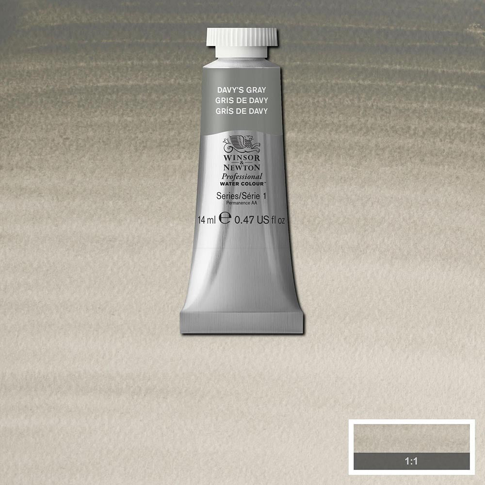 Winsor & Newton Professional Sulu Boya 14ml Davy’s Gray 217 S.1