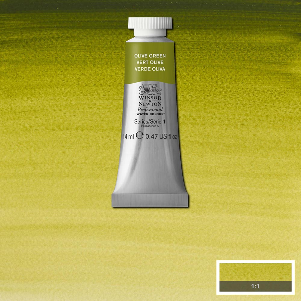 Winsor & Newton Professional Sulu Boya 14ml Olive Green 447 S.1
