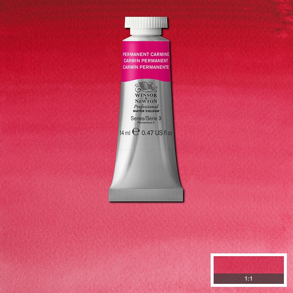 Winsor & Newton Professional Sulu Boya 14ml Permanent Carmine 479 S.3