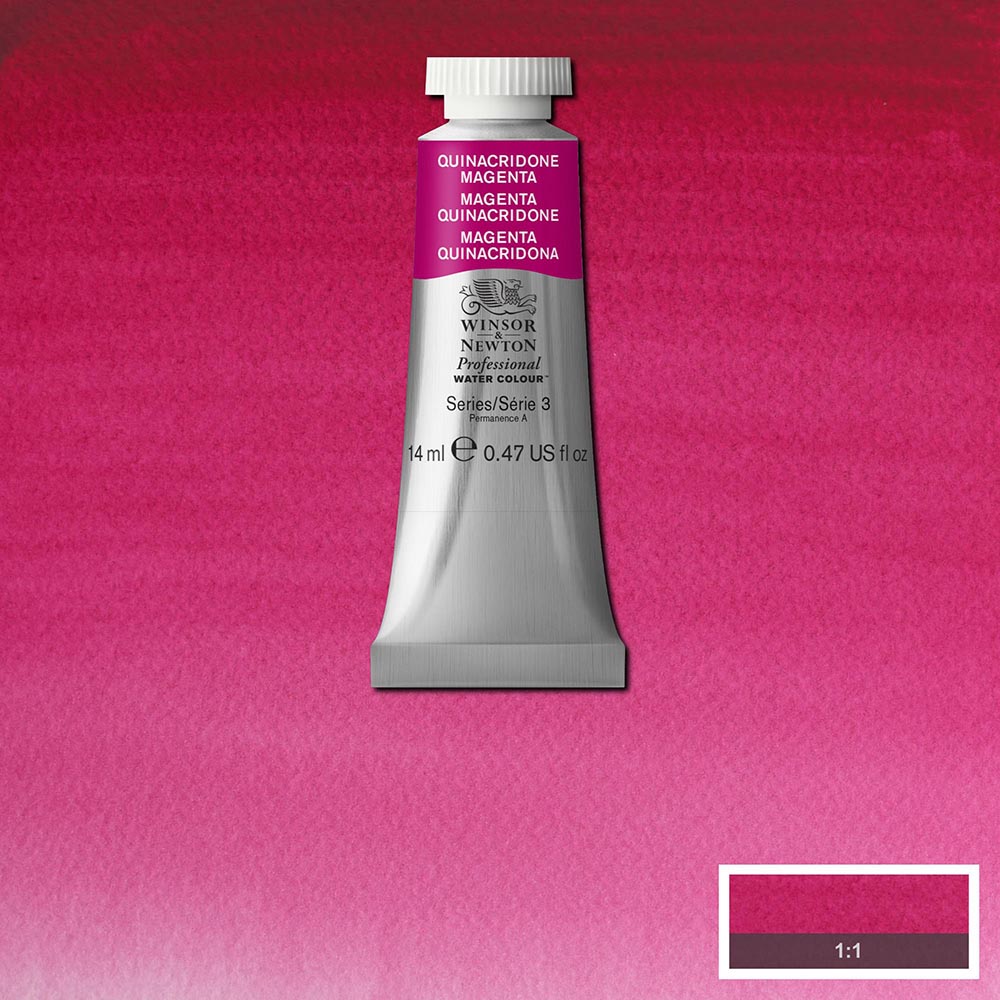 Winsor & Newton Professional Sulu Boya 14ml Quinacridone Magenta 545 S.3
