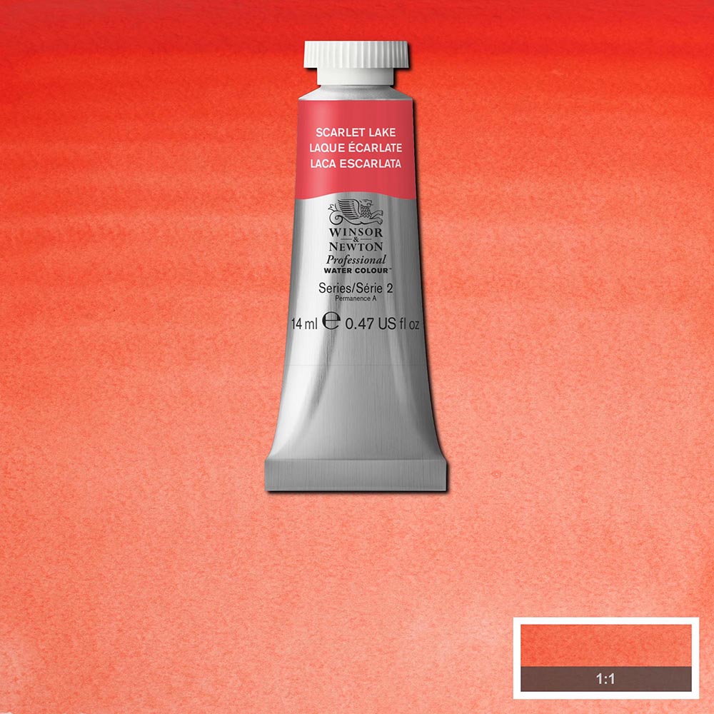 Winsor & Newton Professional Sulu Boya 14ml Scarlet Lake 603 S.2