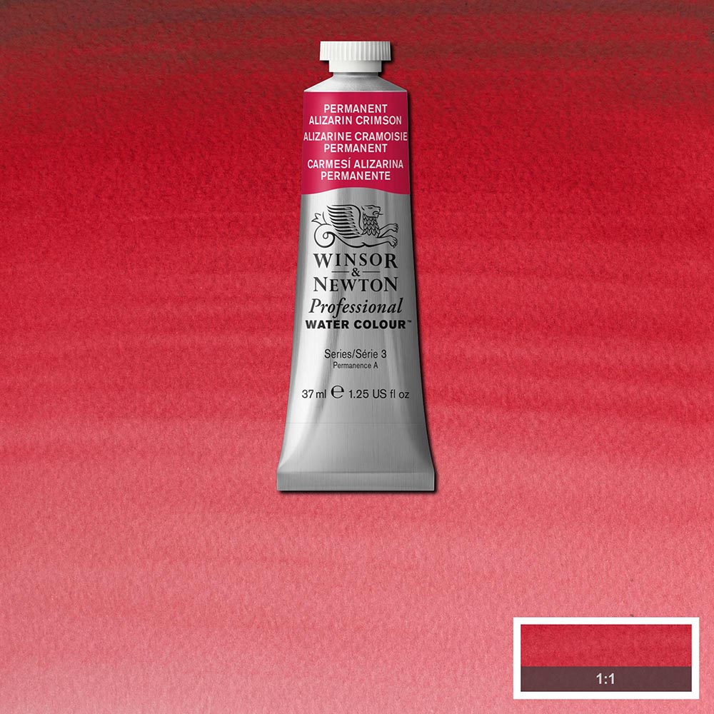 Winsor & Newton Professional Sulu Boya 37ml Permanent Alizarin Crimson 466 S.3