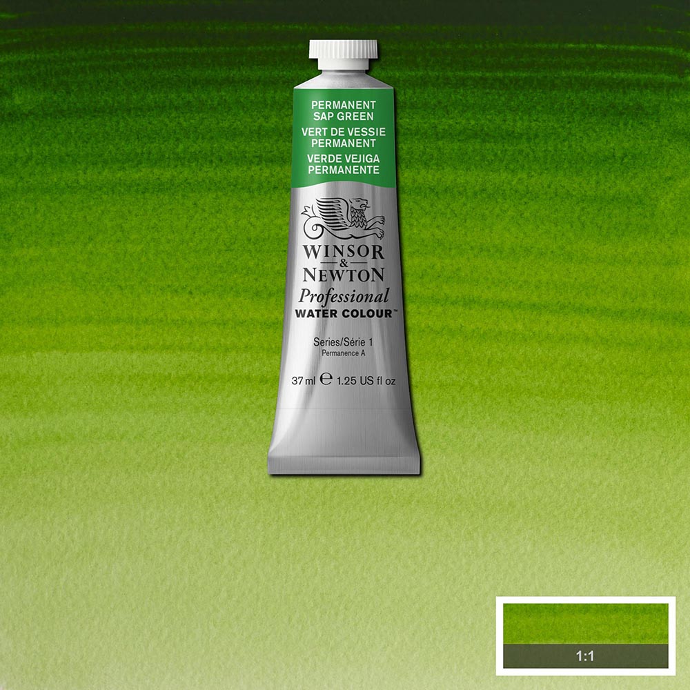Winsor & Newton Professional Sulu Boya 37ml Permanent Sap Green 503 S.1