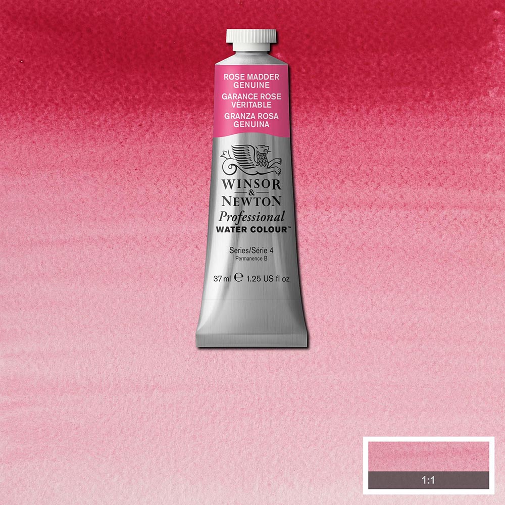 Winsor & Newton Professional Sulu Boya 37ml Rose Madder Genuine 587 S.4