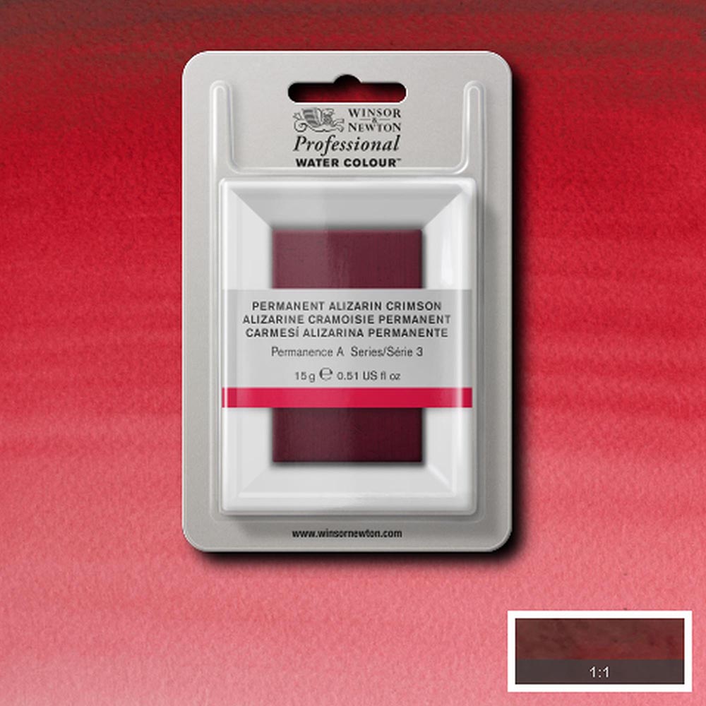Winsor & Newton Professional Sulu Boya Permanent Alizarin Crimson 466 S.3 Dev Tablet