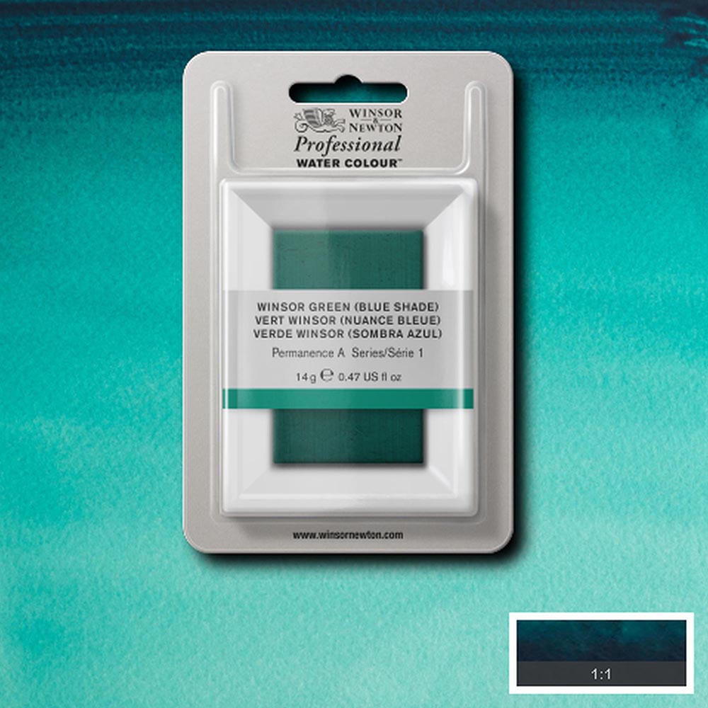 Winsor & Newton Professional Sulu Boya Winsor Green (Blue Shade) 719 S.1 (Dev Tablet)