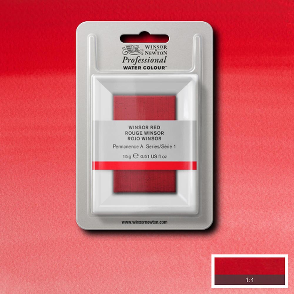 Winsor & Newton Professional Sulu Boya Winsor Red 726 S.1 (Dev Tablet)