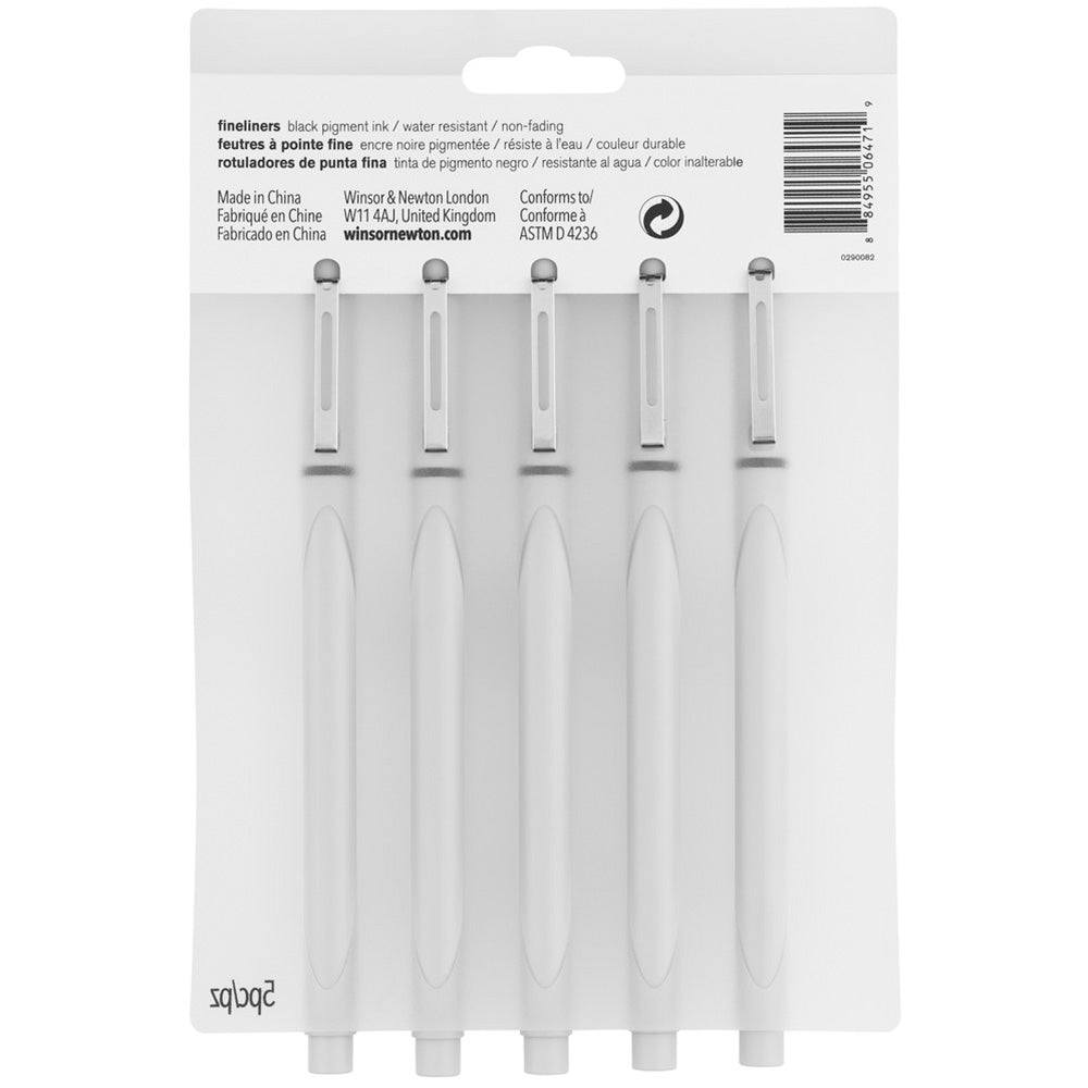 Winsor & Newton Fineliner Siyah 5 x 0.3mm Set