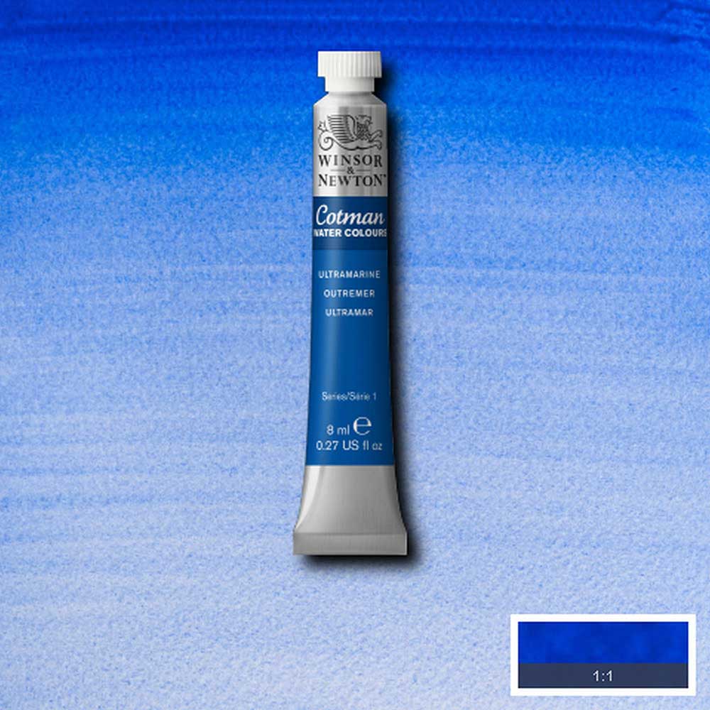 Winsor & Newton Cotman Sulu Boya 8ml Ultramarine 660