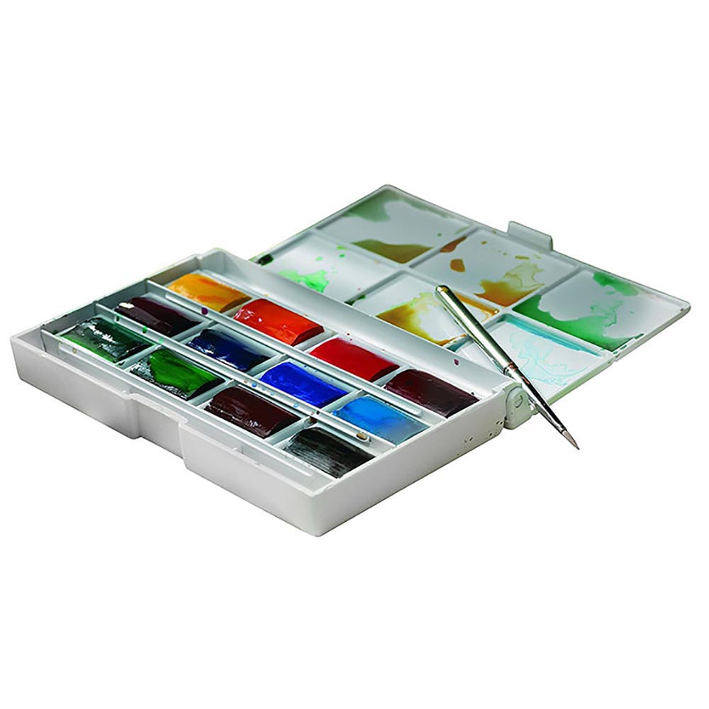 Winsor & Newton Cotman Whole Pan Painting Box (12'li Tam Tablet Sulu Boya Seti)
