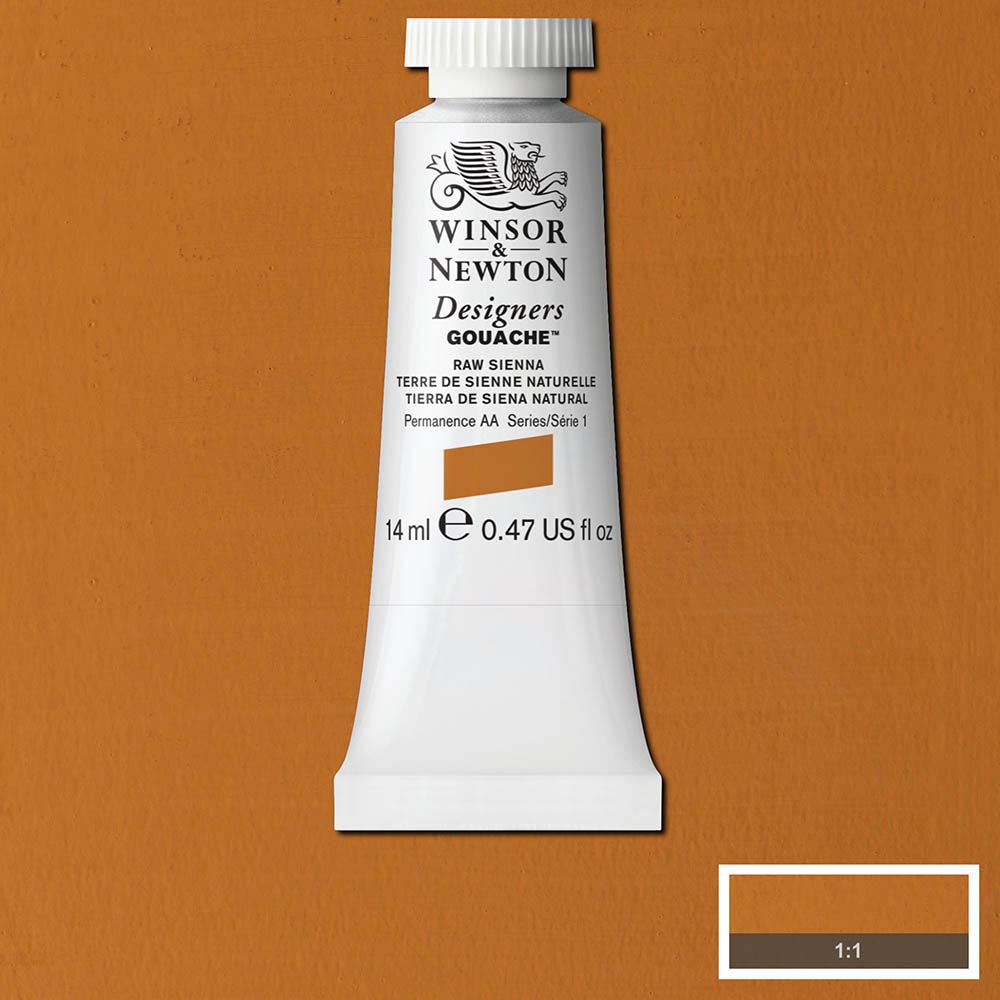 Winsor & Newton Designer's Gouache 14ml Raw Sienna 552 S.1