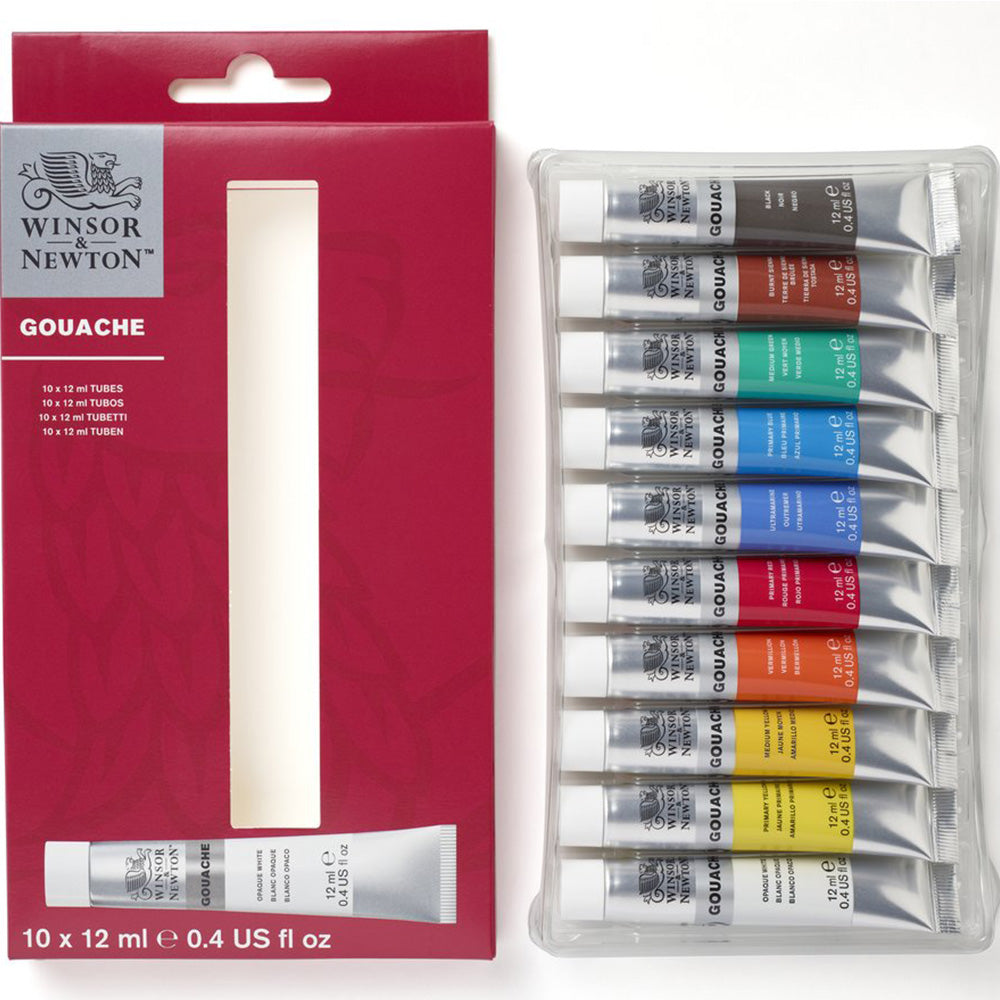 Winsor & Newton Designer's Gouache Access Set 10x12ml Tüp