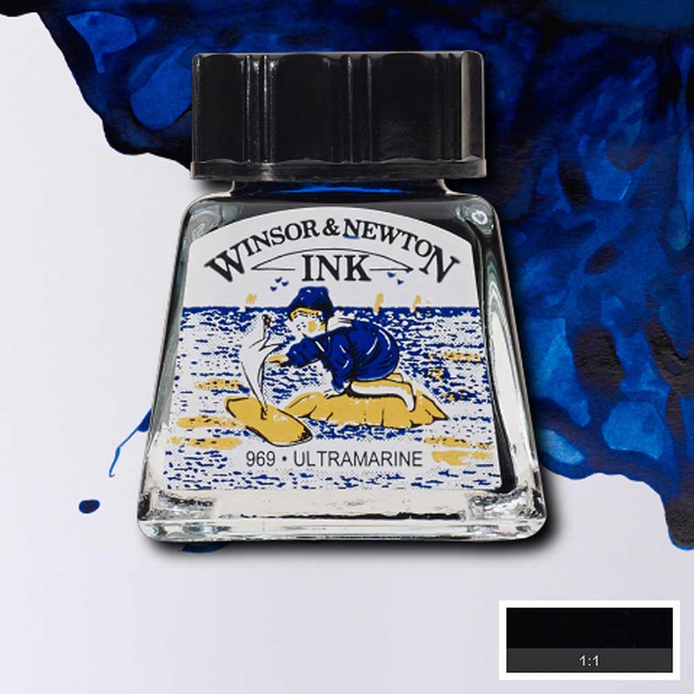 Winsor & Newton Drawing Ink 14ml Ultramarine 660