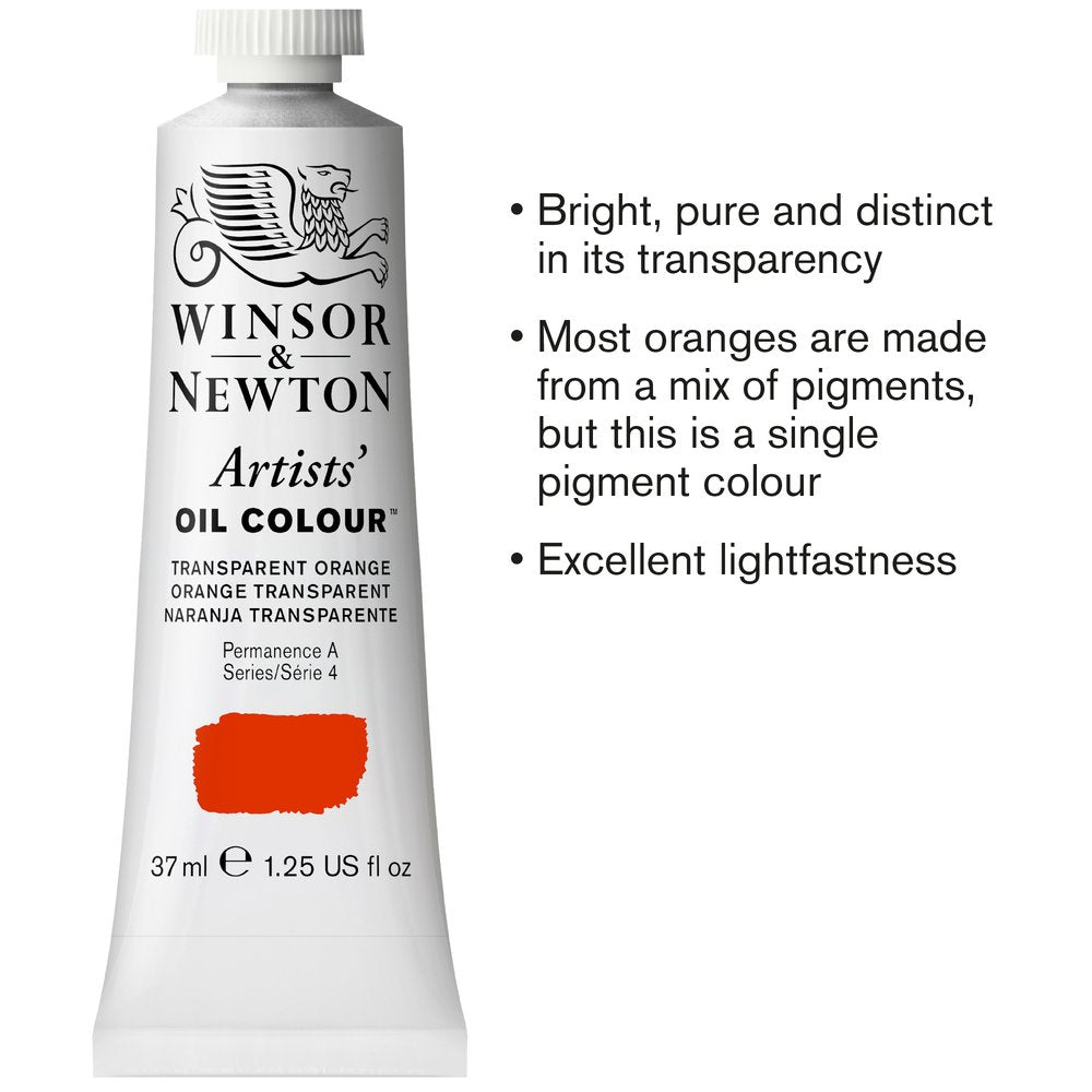 Winsor & Newton Artists' Yağlı Boya 37ml Transparent Orange 650 S.4