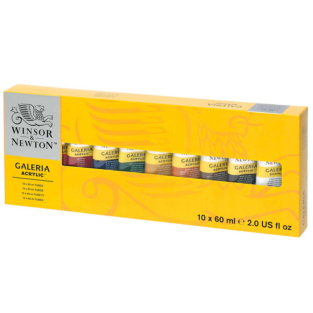 Winsor & Newton Galeria Akrilik Boya Seti 10x60ml