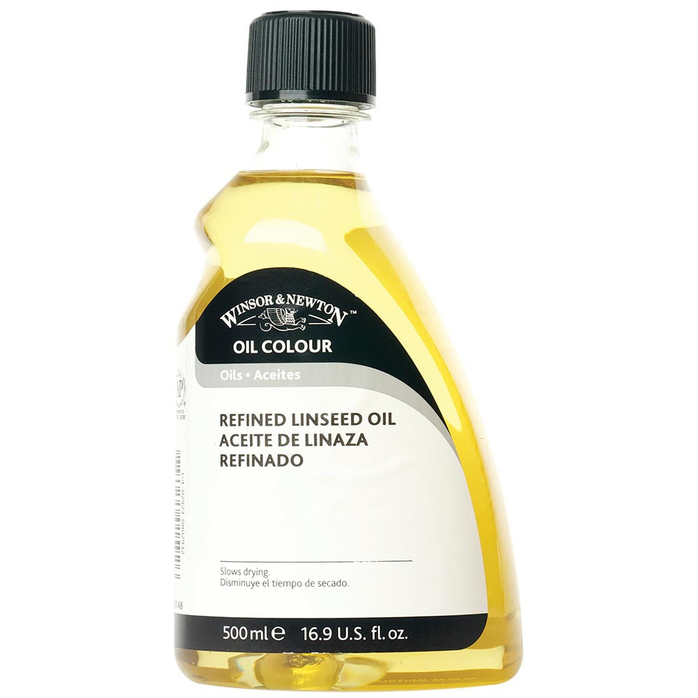 Winsor & Newton Refined Linseed Oil 500ml (Arıtılmış Keten Yağı)