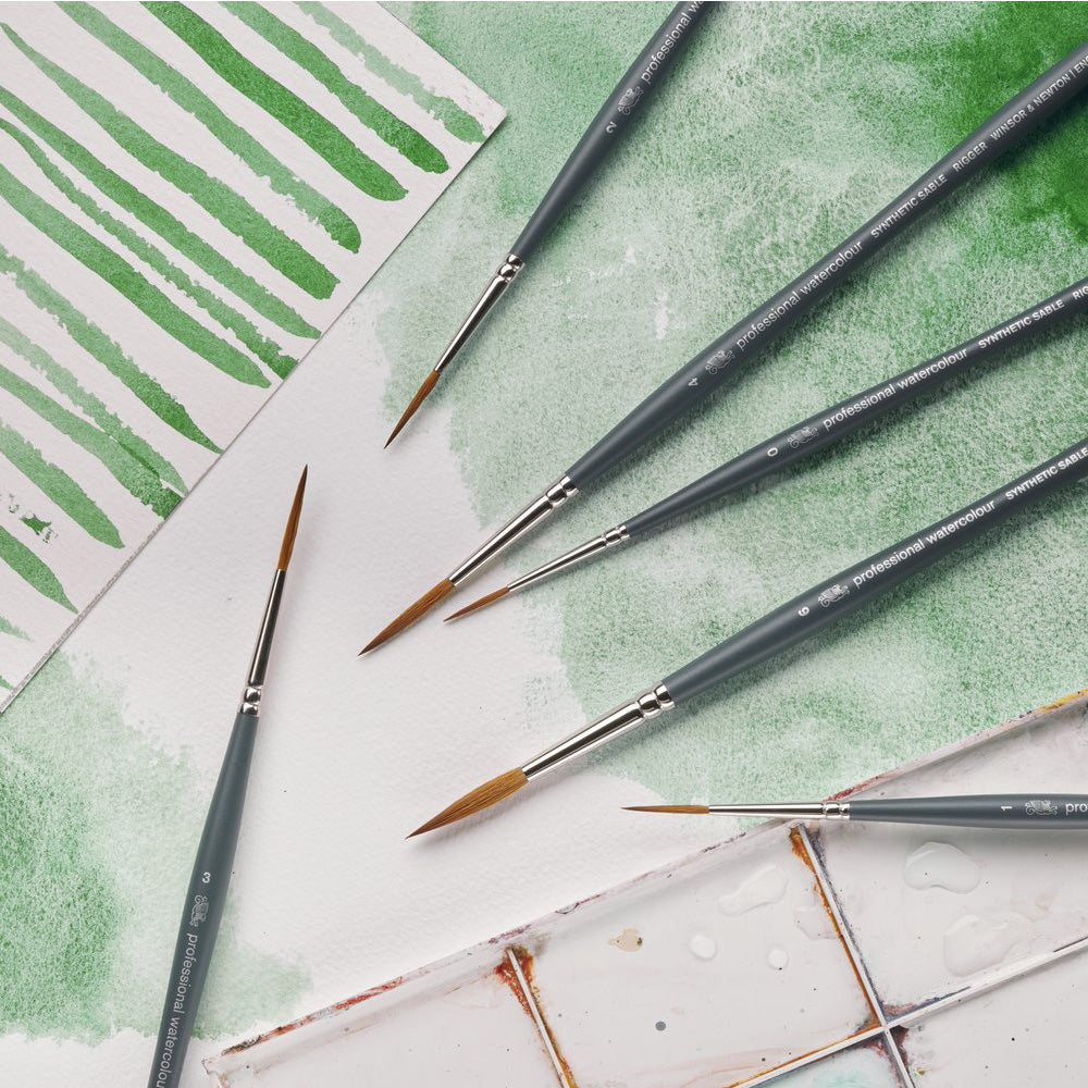 Winsor & Newton Professional Suluboya Sentetik Sivri Uçlu Fırça No:8